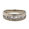 Bague 54 Bague Bandeau Or blanc Diamant 58 Facettes 2699473CN