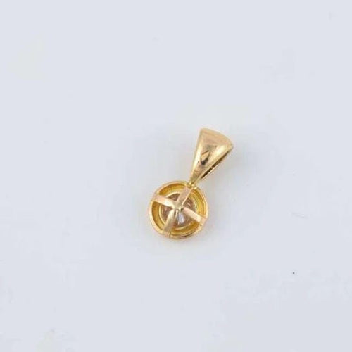 Pendentif Pendentif solitaire diamant serti bouée 58 Facettes
