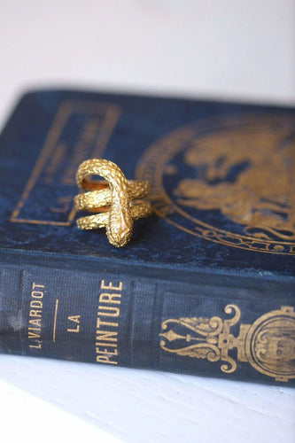 Bague Bague Vintage Serpent Zolotas or 58 Facettes