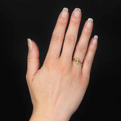 Bague 61 Bague ancienne Toi et Moi perles 2 ors 58 Facettes CV89
