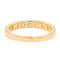 Bague 53 Bague demi alliance Or jaune Diamant 58 Facettes 2405914CN