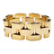 Bracelet Bracelet Tank or rose et or jaune. 58 Facettes 31160