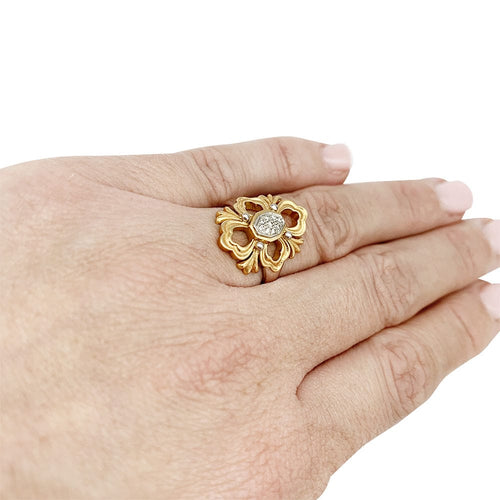 Bague Bague Buccellati, "Opéra", deux ors et diamants. 58 Facettes 30737