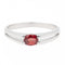Bague 66 Bague Or blanc Rubis 58 Facettes 2461185CN