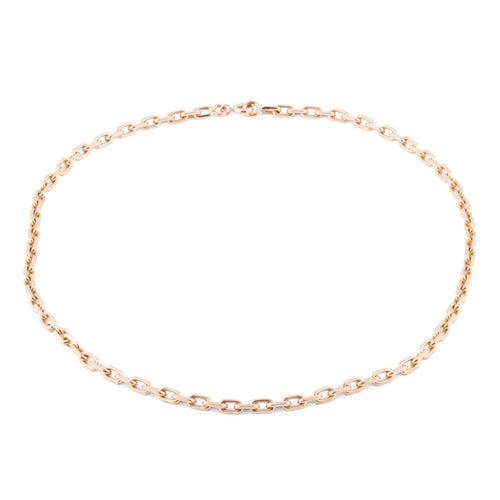 Collier Collier en or jaune maille força limé 58 Facettes 1