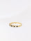 Bague 53 Demi-Alliance américaine diamants et saphirs 58 Facettes J107