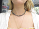 Collier collier 41 perles de tahiti tuamotu cerclees clp032p argent 925 58 Facettes 253780