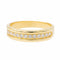 Bague 56 Bague Demi alliance Or jaune Diamant 58 Facettes 2473869CN