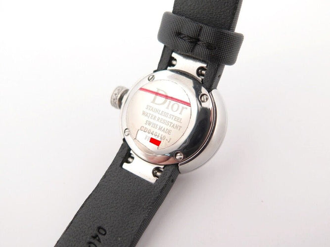 Montre montre CHRISTIAN DIOR cd040110-j la mini d 19 mm quartz diamant watch 58 Facettes 249780