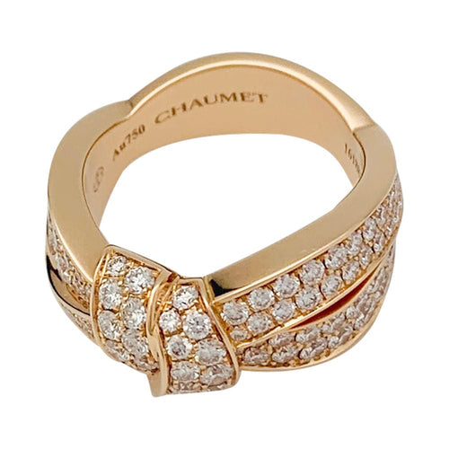 Bague 54 Bague Chaumet, "Liens Séduction", or rose et diamants. 58 Facettes 32252