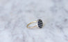 Bague Bague damier, émail, et diamants 58 Facettes