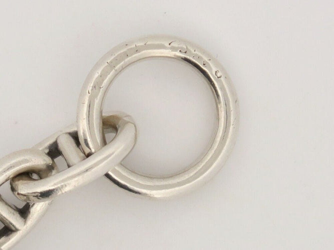Bracelet vintage bracelet HERMES chaine ancre t19 13 maillons argent massif 58 Facettes 254651