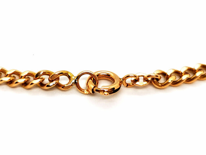 Collier Collier Maille gourmette Or jaune 58 Facettes 1610145CN