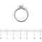 Bague 54 Bague solitaire Or blanc Diamant 58 Facettes 4114