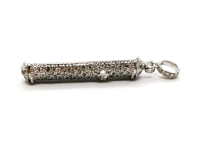 Pendentif Pendentif Or blanc Diamant 58 Facettes 1091766CN