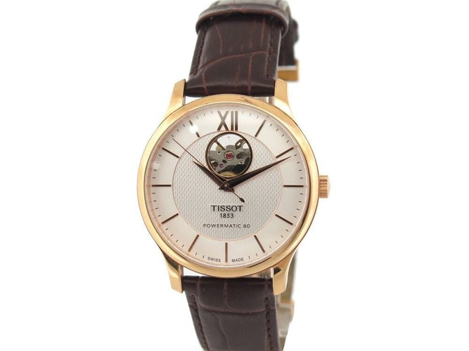 Montre montre TISSOT tradition powermatic acier 40 mm automatique 58 Facettes 256027