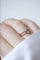 Bague Bague double anneau or rose diamants 58 Facettes