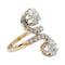 Bague 54 Bague ancienne "Toi & Moi". 58 Facettes 32027