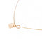 Collier Ginette NY Collier Jumbo Tanger on Chain Or rose 58 Facettes 2322867CN