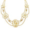 Collier Collier vintage Lalaounis, "The Shield of Achilles", or jaune, cristal de roche. 58 Facettes 33368