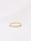 Bague Demi-Alliance américaine en or jaune et diamants 58 Facettes J74