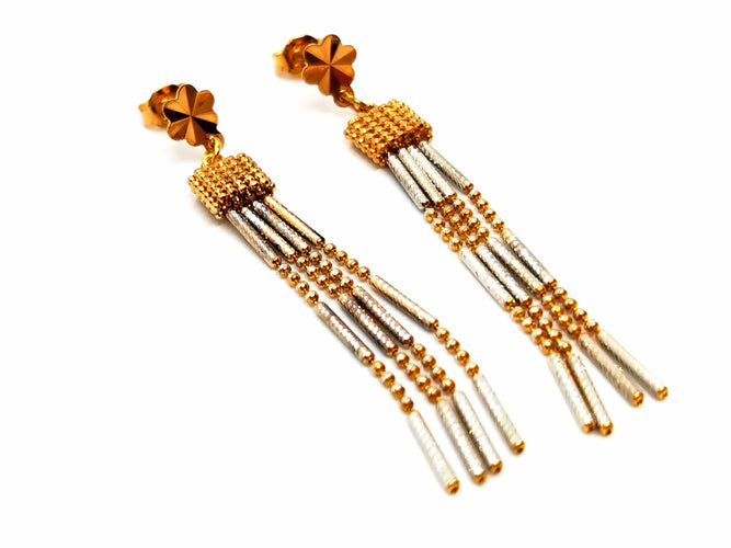 Boucles d'oreilles Boucles d'oreilles Pendantes Or jaune 58 Facettes 1523486CN