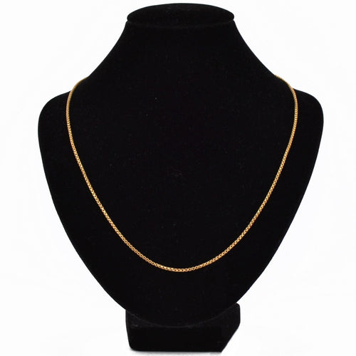 Collier Chaine maille cube or jaune 58 Facettes 17-117A