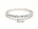 Bague 53 Bague Solitaire Or blanc Diamant 58 Facettes 578729RV