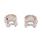 Boucles d'oreilles Boucles d'oreilles deux ors rubis et diamants. 58 Facettes 33011