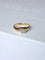 Bague Bague Jonc Solitaire vintage deux ors et diamant 58 Facettes