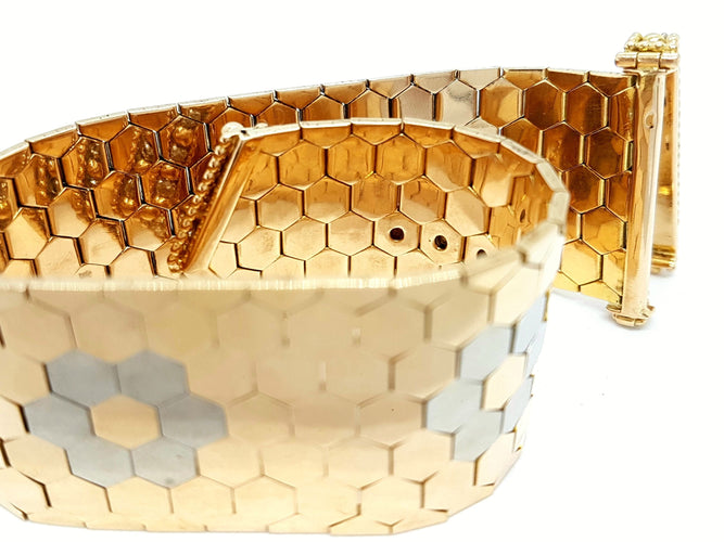 Bracelet Bracelet Manchette Or jaune Diamant 58 Facettes 05755CD