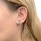 Boucles d'oreilles Boucles d'oreilles Pomellato, "M'ama non M'ama", or rose, pierres de couleurs. 58 Facettes 31996