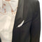 Broche Broche Boucheron, "Plume", or blanc, diamants. 58 Facettes 32705