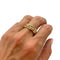 Bague 56 Bague or jaune diamants. 58 Facettes 31771