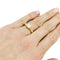 Bague 52 Solitaire Fred Paris diamant princesse, or jaune. 58 Facettes 30858