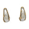 Boucles d'oreilles Clips d'oreilles A.Reza or blanc et jaune. 58 Facettes 30724