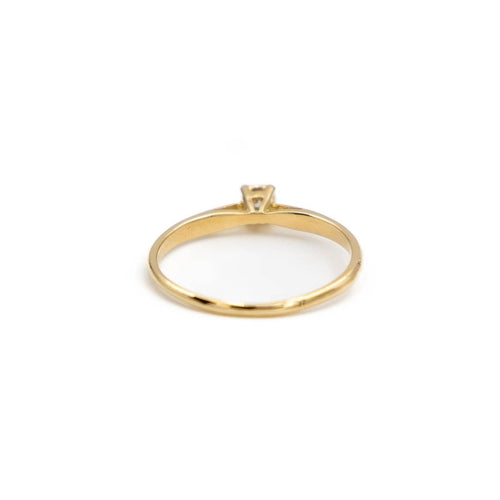Bague 54 Bague Solitaire Or jaune Diamant 58 Facettes 1660416CN