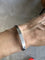Bracelet Bracelet jonc or gris et diamant 58 Facettes 0