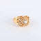 Bague Bague Rosace Pierre blanche 58 Facettes