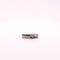 Bague Alliance Or blanc Diamants blancs et noirs 58 Facettes