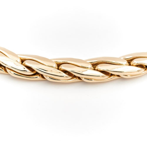 Collier Collier Maille haricot Or jaune 58 Facettes 1654341CN