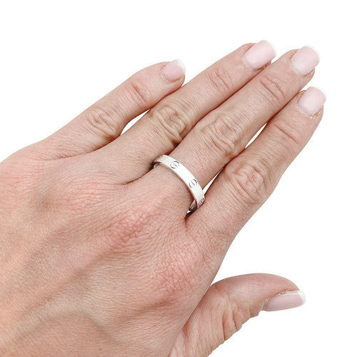 Bague 62 Bague Cartier, "Alliance Love", or blanc. 58 Facettes 31394