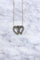 Collier Collier ancien double cœur perles 58 Facettes