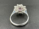 Bague 54 BUCHERER. Bague vintage or blanc, rubis et diamants 58 Facettes