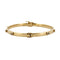 Bracelet Bracelet "VY" Or jaune Zircons 58 Facettes BO/230078