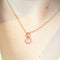 Collier Fred - Collier Belles Rives or rose quartz et rhodochrosite 58 Facettes 25613