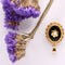 Pendentif Pendentif ancien Or jaune 18 carats, Onyx et Perle de culture 58 Facettes