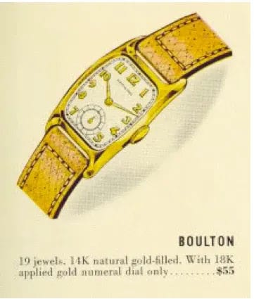 Montre Montre Hamilton Boulton, 1940 58 Facettes