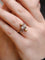 Bague 56.5 Bague Art Nouveau 2 Ors Diamants Perles 58 Facettes J174