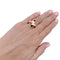 Bague 52 Bague Cartier, "Menottes", or rose, grenats rhodolites. 58 Facettes 32791